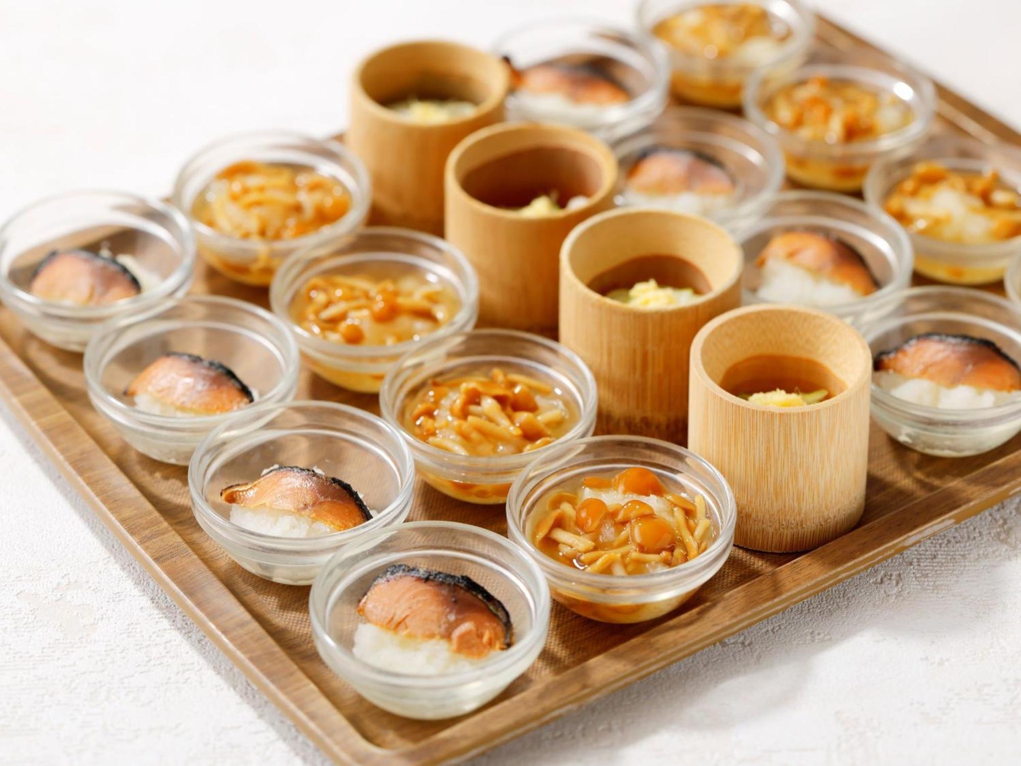 가나자와 하쿠초로 호텔 산라쿠 외부 사진 A selection of Japanese desserts
